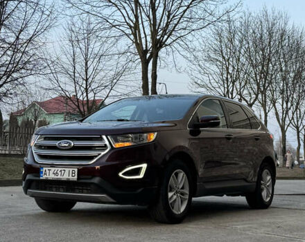 Форд Эдж 2017 в Ивано-Франковске на Automoto.ua Красный Форд Эдж, объемом двигателя 2 л и пробегом 169 тыс. км за 15500 $, фото 2 на Automoto.ua