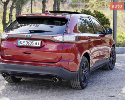 Форд Едж 2017 у Дніпро (Дніпропетровську) на Automoto.ua Червоний Форд Едж, об'ємом двигуна 3.5 л та пробігом 75 тис. км за 20800 $, фото 5 на Automoto.ua