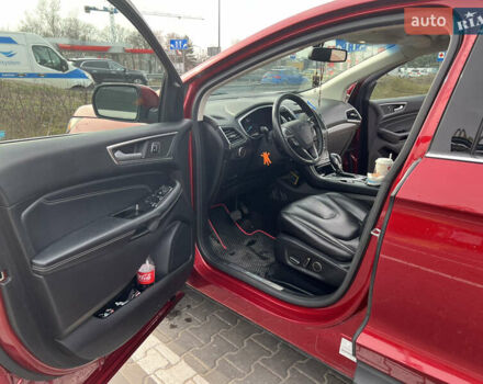 Красный Форд Эдж, объемом двигателя 2 л и пробегом 105 тыс. км за 18000 $, фото 7 на Automoto.ua