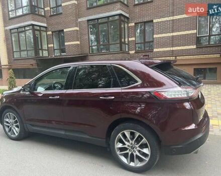 Красный Форд Эдж, объемом двигателя 3.5 л и пробегом 55 тыс. км за 23000 $, фото 5 на Automoto.ua