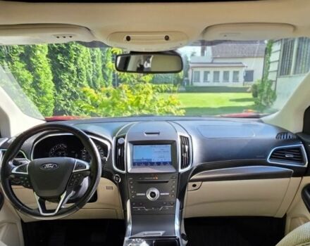 Красный Форд Эдж, объемом двигателя 2 л и пробегом 95 тыс. км за 10300 $, фото 6 на Automoto.ua