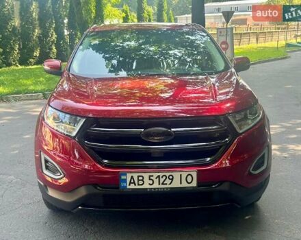 Красный Форд Эдж, объемом двигателя 2 л и пробегом 130 тыс. км за 17900 $, фото 2 на Automoto.ua
