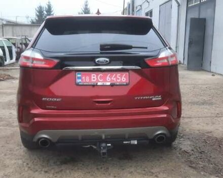 Красный Форд Эдж, объемом двигателя 2 л и пробегом 168 тыс. км за 16400 $, фото 3 на Automoto.ua