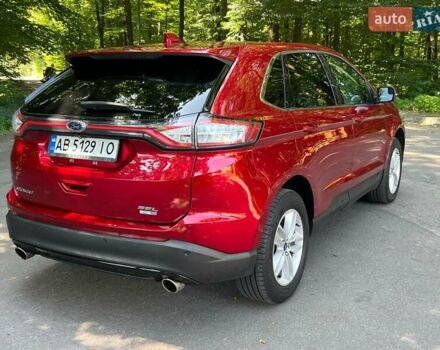 Красный Форд Эдж, объемом двигателя 2 л и пробегом 130 тыс. км за 17900 $, фото 9 на Automoto.ua