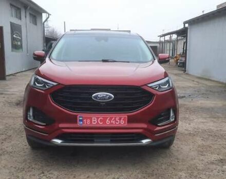 Красный Форд Эдж, объемом двигателя 2 л и пробегом 168 тыс. км за 16400 $, фото 7 на Automoto.ua