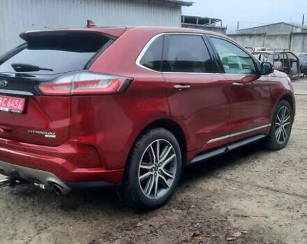 Красный Форд Эдж, объемом двигателя 2 л и пробегом 168 тыс. км за 16400 $, фото 4 на Automoto.ua