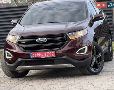 Червоний Форд Едж, об'ємом двигуна 2 л та пробігом 153 тис. км за 15900 $, фото 1 на Automoto.ua