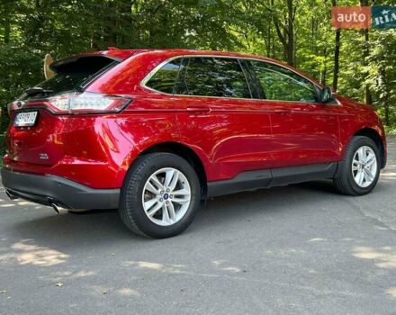 Красный Форд Эдж, объемом двигателя 2 л и пробегом 130 тыс. км за 17900 $, фото 5 на Automoto.ua