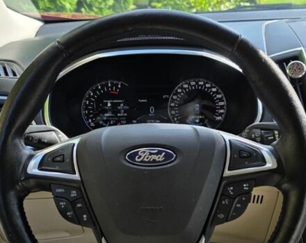 Красный Форд Эдж, объемом двигателя 2 л и пробегом 95 тыс. км за 10300 $, фото 7 на Automoto.ua