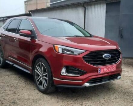 Красный Форд Эдж, объемом двигателя 2 л и пробегом 168 тыс. км за 16400 $, фото 6 на Automoto.ua