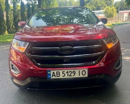 Красный Форд Эдж, объемом двигателя 2 л и пробегом 130 тыс. км за 17900 $, фото 8 на Automoto.ua