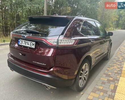 Красный Форд Эдж, объемом двигателя 3.5 л и пробегом 55 тыс. км за 23000 $, фото 7 на Automoto.ua