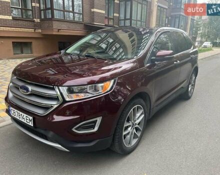 Красный Форд Эдж, объемом двигателя 3.5 л и пробегом 55 тыс. км за 23000 $, фото 1 на Automoto.ua