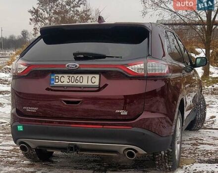 Красный Форд Эдж, объемом двигателя 3.5 л и пробегом 31 тыс. км за 18700 $, фото 3 на Automoto.ua