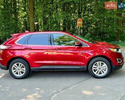 Красный Форд Эдж, объемом двигателя 2 л и пробегом 130 тыс. км за 17900 $, фото 7 на Automoto.ua