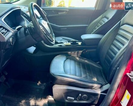 Красный Форд Эдж, объемом двигателя 2 л и пробегом 130 тыс. км за 17900 $, фото 30 на Automoto.ua