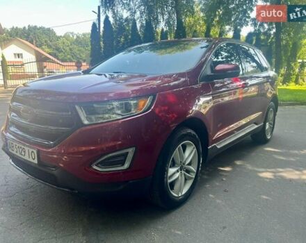 Красный Форд Эдж, объемом двигателя 2 л и пробегом 130 тыс. км за 17900 $, фото 4 на Automoto.ua
