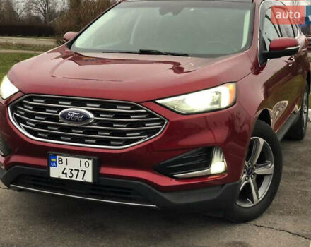 Красный Форд Эдж, объемом двигателя 2 л и пробегом 87 тыс. км за 25500 $, фото 4 на Automoto.ua