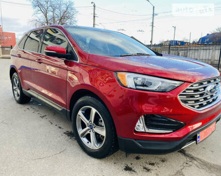 Червоний Форд Едж, об'ємом двигуна 2 л та пробігом 68 тис. км за 19950 $, фото 1 на Automoto.ua