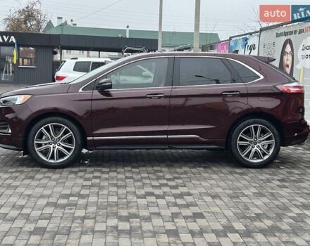 Красный Форд Эдж, объемом двигателя 2 л и пробегом 50 тыс. км за 19900 $, фото 9 на Automoto.ua