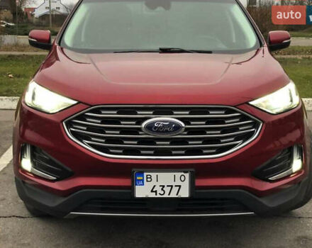 Красный Форд Эдж, объемом двигателя 2 л и пробегом 87 тыс. км за 25500 $, фото 20 на Automoto.ua