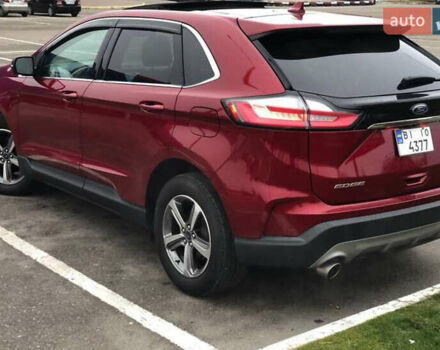 Красный Форд Эдж, объемом двигателя 2 л и пробегом 87 тыс. км за 25500 $, фото 5 на Automoto.ua