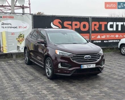 Красный Форд Эдж, объемом двигателя 2 л и пробегом 50 тыс. км за 19900 $, фото 5 на Automoto.ua