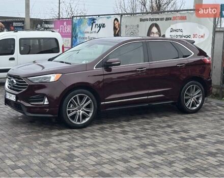 Красный Форд Эдж, объемом двигателя 2 л и пробегом 50 тыс. км за 19900 $, фото 4 на Automoto.ua