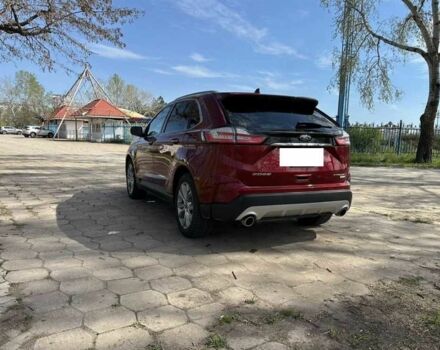Красный Форд Эдж, объемом двигателя 2 л и пробегом 87 тыс. км за 12300 $, фото 4 на Automoto.ua