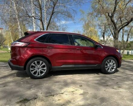 Красный Форд Эдж, объемом двигателя 2 л и пробегом 87 тыс. км за 12300 $, фото 3 на Automoto.ua