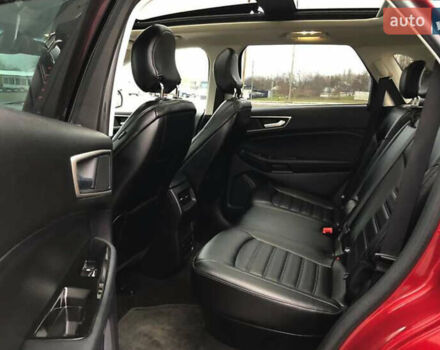 Красный Форд Эдж, объемом двигателя 2 л и пробегом 87 тыс. км за 25500 $, фото 6 на Automoto.ua