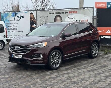 Красный Форд Эдж, объемом двигателя 2 л и пробегом 50 тыс. км за 19900 $, фото 3 на Automoto.ua