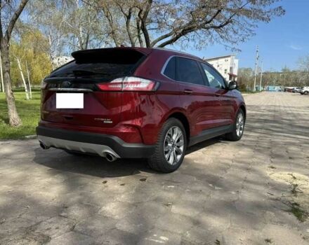 Красный Форд Эдж, объемом двигателя 2 л и пробегом 87 тыс. км за 12300 $, фото 5 на Automoto.ua