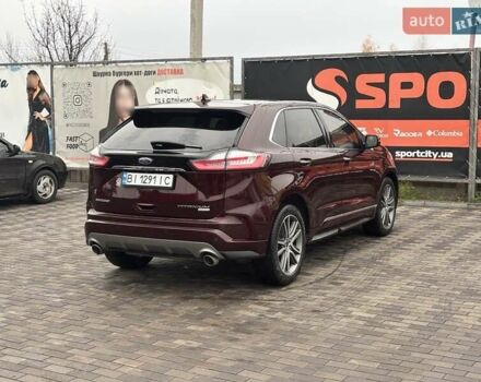 Красный Форд Эдж, объемом двигателя 2 л и пробегом 50 тыс. км за 19900 $, фото 13 на Automoto.ua