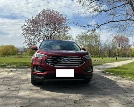 Красный Форд Эдж, объемом двигателя 2 л и пробегом 87 тыс. км за 12300 $, фото 2 на Automoto.ua