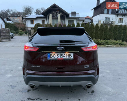 Красный Форд Эдж, объемом двигателя 2 л и пробегом 193 тыс. км за 16500 $, фото 10 на Automoto.ua