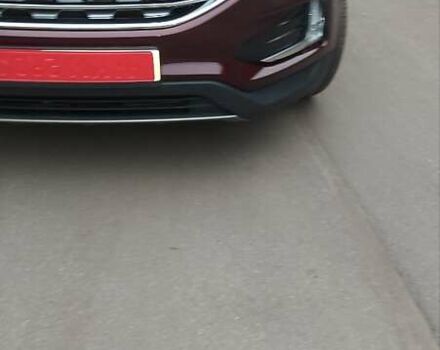 Красный Форд Эдж, объемом двигателя 2 л и пробегом 123 тыс. км за 21700 $, фото 1 на Automoto.ua