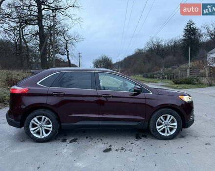 Красный Форд Эдж, объемом двигателя 2 л и пробегом 193 тыс. км за 16500 $, фото 12 на Automoto.ua