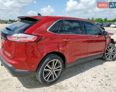 Красный Форд Эдж, объемом двигателя 2 л и пробегом 72 тыс. км за 10500 $, фото 8 на Automoto.ua