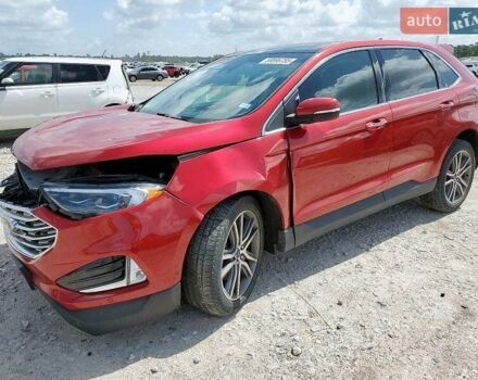 Красный Форд Эдж, объемом двигателя 2 л и пробегом 72 тыс. км за 10500 $, фото 7 на Automoto.ua