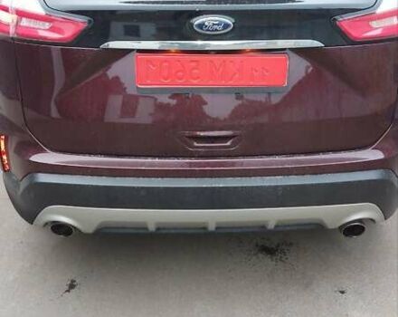 Красный Форд Эдж, объемом двигателя 2 л и пробегом 123 тыс. км за 21700 $, фото 6 на Automoto.ua