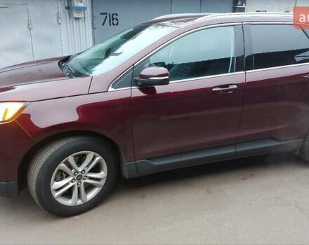 Красный Форд Эдж, объемом двигателя 2 л и пробегом 123 тыс. км за 21700 $, фото 2 на Automoto.ua