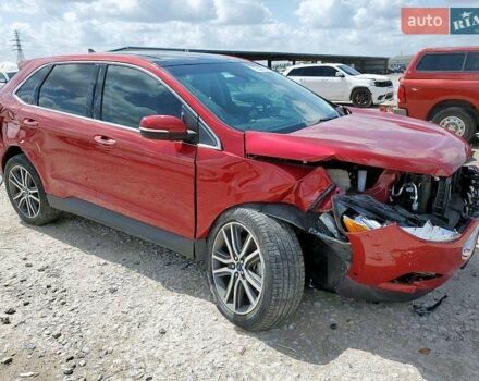 Красный Форд Эдж, объемом двигателя 2 л и пробегом 72 тыс. км за 10500 $, фото 4 на Automoto.ua