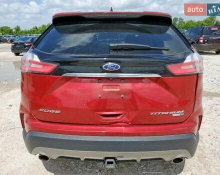 Красный Форд Эдж, объемом двигателя 2 л и пробегом 72 тыс. км за 10500 $, фото 9 на Automoto.ua