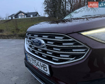 Красный Форд Эдж, объемом двигателя 2 л и пробегом 193 тыс. км за 16500 $, фото 6 на Automoto.ua