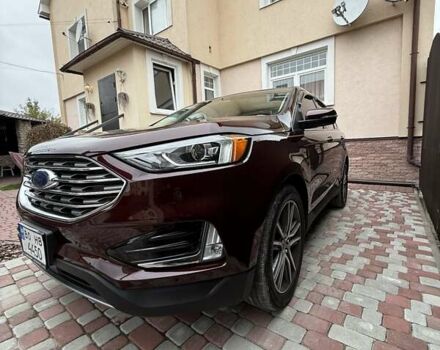 Червоний Форд Едж, об'ємом двигуна 2 л та пробігом 107 тис. км за 23500 $, фото 1 на Automoto.ua