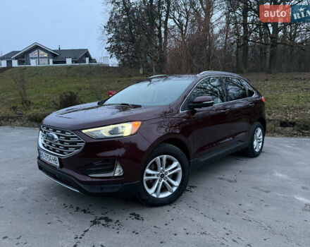 Красный Форд Эдж, объемом двигателя 2 л и пробегом 193 тыс. км за 16500 $, фото 2 на Automoto.ua