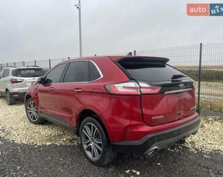 Красный Форд Эдж, объемом двигателя 2 л и пробегом 72 тыс. км за 10500 $, фото 2 на Automoto.ua