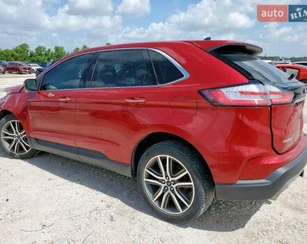 Красный Форд Эдж, объемом двигателя 2 л и пробегом 72 тыс. км за 10500 $, фото 6 на Automoto.ua