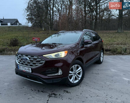 Красный Форд Эдж, объемом двигателя 2 л и пробегом 193 тыс. км за 16500 $, фото 1 на Automoto.ua